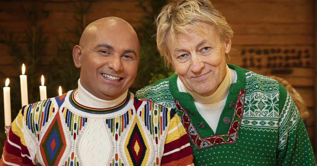 Junior och Lars var julvärdar förra året.