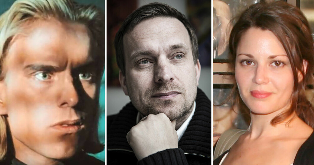 Liam Norberg som Jocke i Sökarna och hur han ser ut i dag. Till höger Liams fru Sofia Zouagui. <strong>Foto: TT.</strong> Liam Norberg som Jocke i Sökarna och hur han ser ut i dag. Till höger Liams fru Sofia Zouagui.