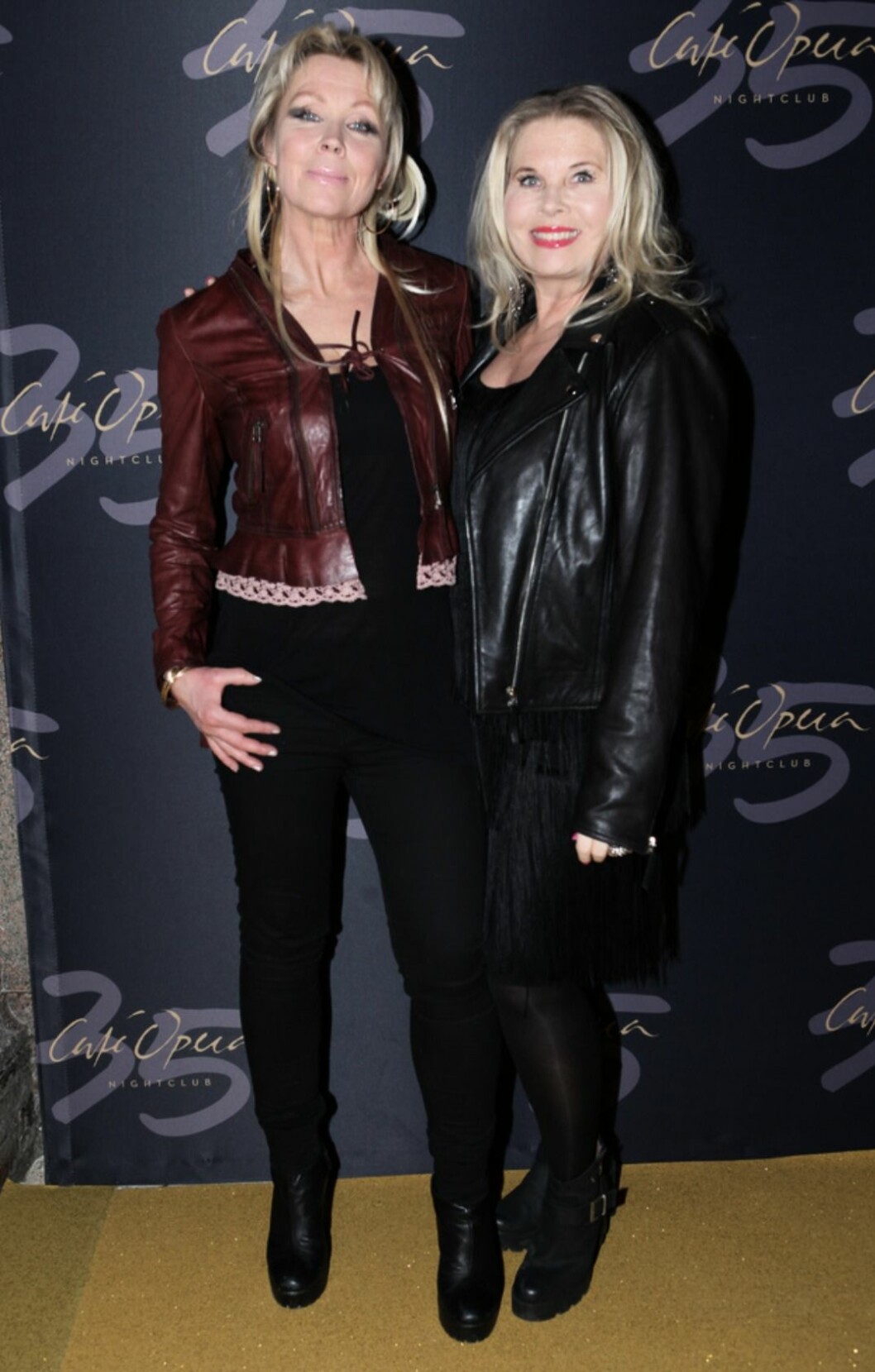 Lili och Susie Päivärinta på Café Opera 35 års-jubileum. FOTO: Patrik Österberg/TT