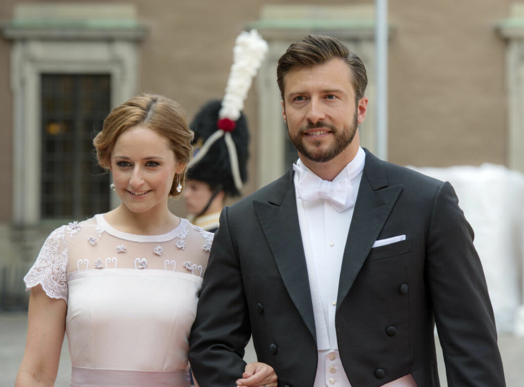 Lina Hellqvist med Jonas Frejd.