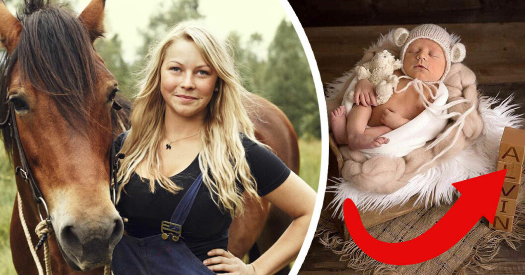 TV4-profilen Lina Ilar om namnvalet på nyfödde sonen Alvin.