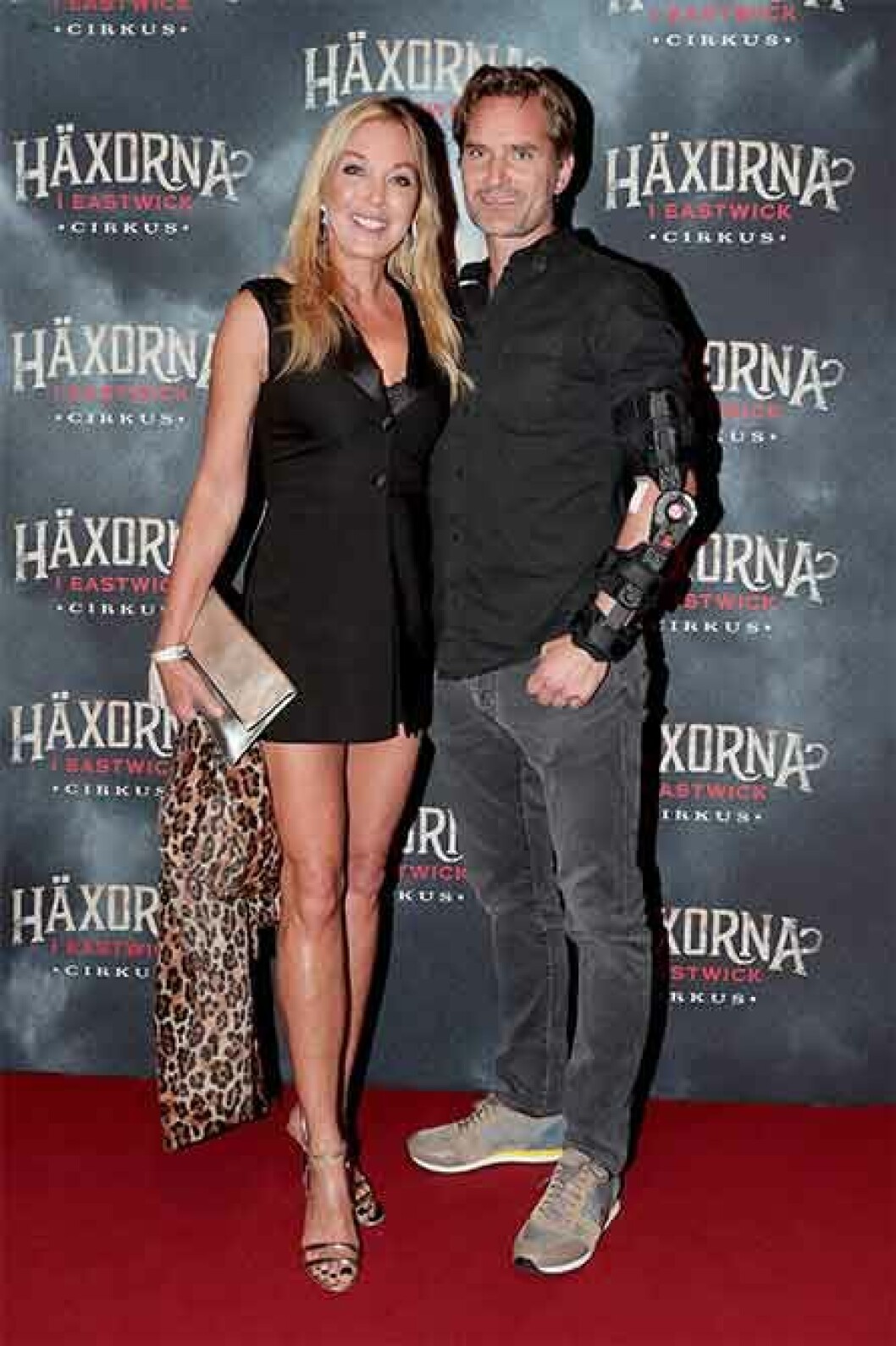 Linda med maken Jacob. Linda Lindorff med maken Jacob Lindorff.
