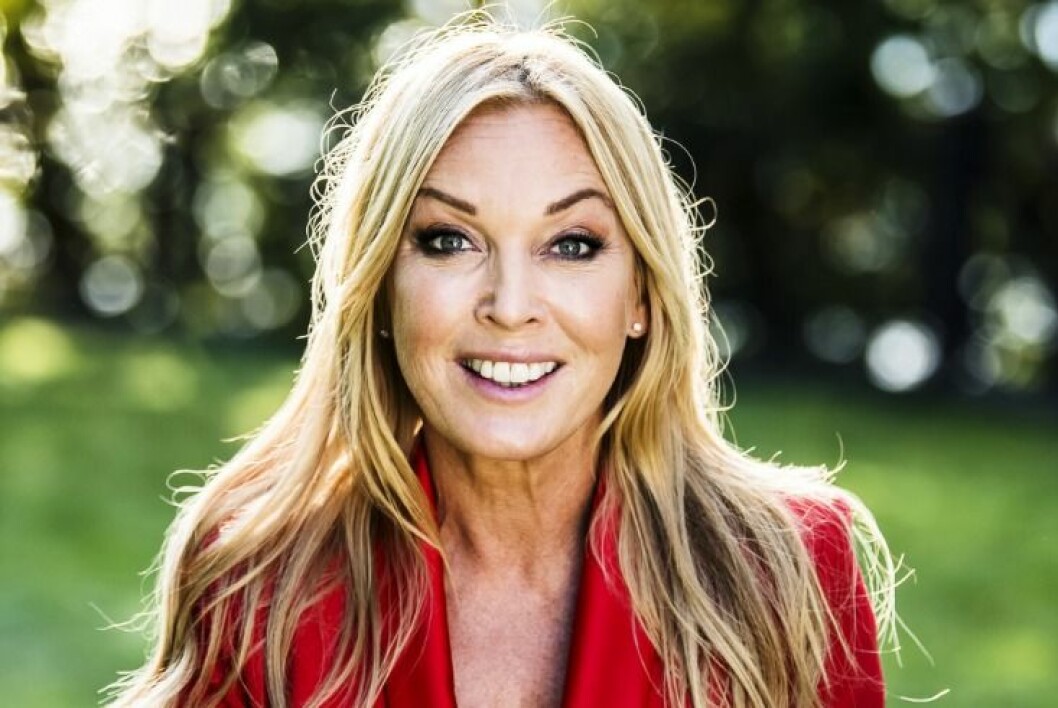 FOTO: Carolina Byrmo/TT Linda Lindorff, programledare för Bonde söker fru