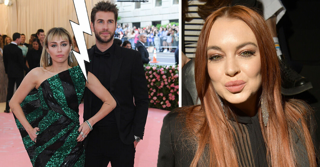 Lindsay Lohans invit till Liam – efter uppbrottet från Miley Cyrus