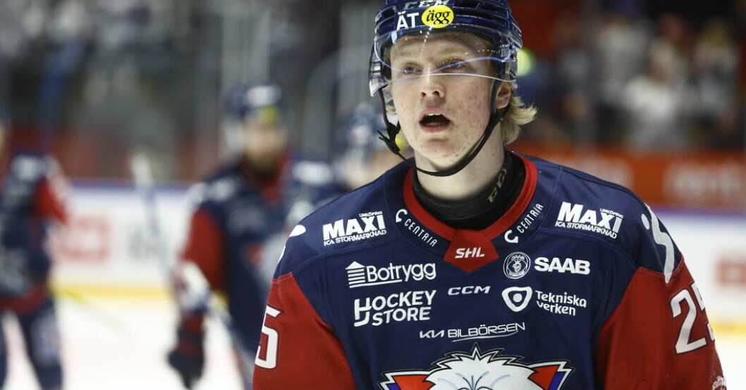 Linköpings Filip Bystedt har skrivit på ett treårigt rookiekontrakt med NHL-klubben San Jose. Arkivbild. Filip Bystedt har skrivit på för San Jose