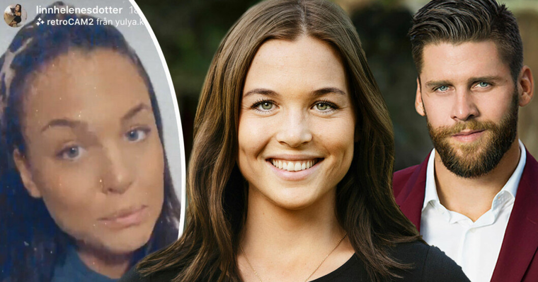Linn Helenesdotter och Simon Hermansson i Bachelor.
