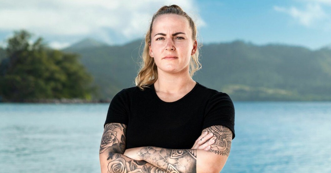 Julia hade svårt för Linn Fagerholm i Robinson. Foto: TV4. Linn Fagerholm i Robinson 2020.