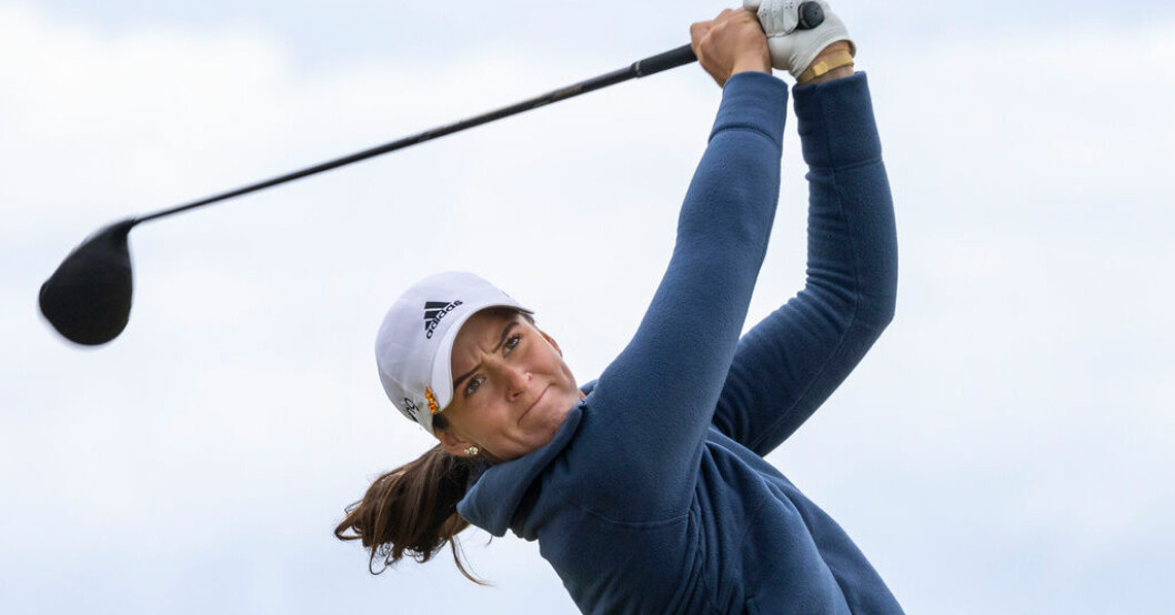 Linn Grant spelar sin första LPGA-tourtävling i USA efter att hon nu åter släpps in i landet. Arkivbild. Linn Grant tappade segergreppet i Las Vegas