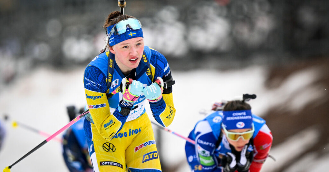 Linn Persson under skidskytte-VM i tyska Oberhof. Arkivbild. Stjärnan kan tvingas till dubbla operationer