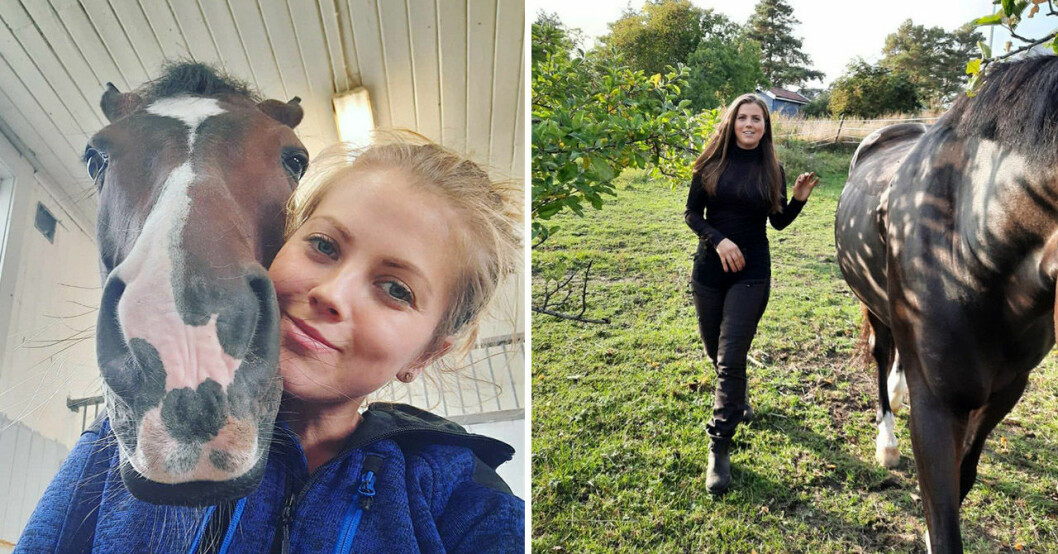 Linn till vardags hemma på gården. Linn Regild.