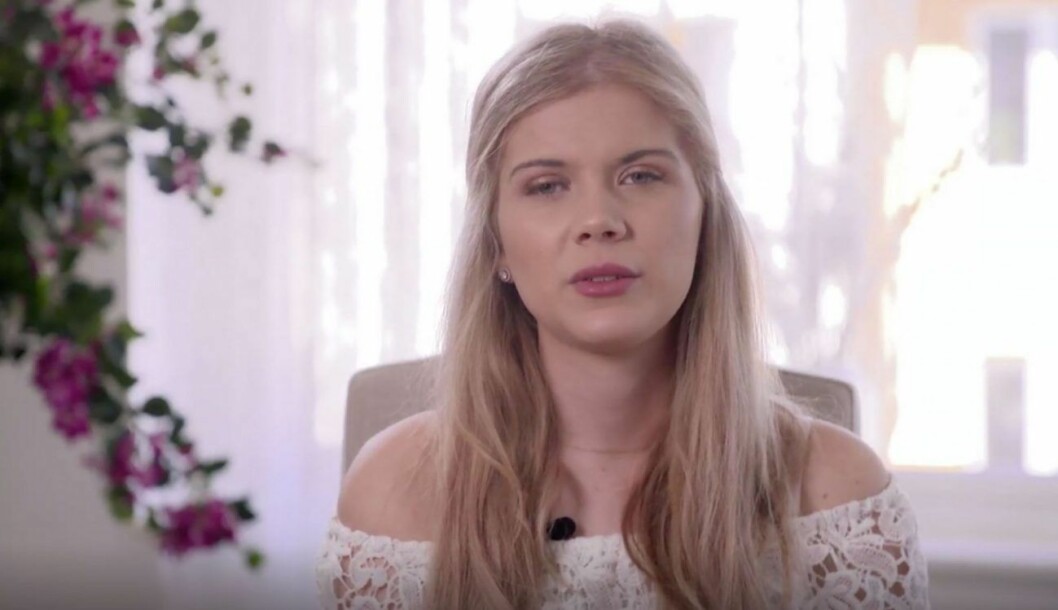 Linn Andersson har blivit singel efter uppbrottet från Marcus. Linn Andersson från Unga mammor 2019