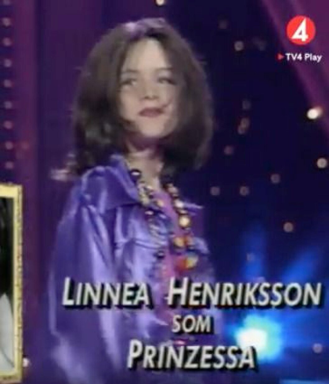 Linnea Henriksson som den spanska artisten Prinzessa i Småstjärnorna. FOTO: TV4 Linnea Henriksson som den spanska artisten Prinzessa i Småstjärnorna.