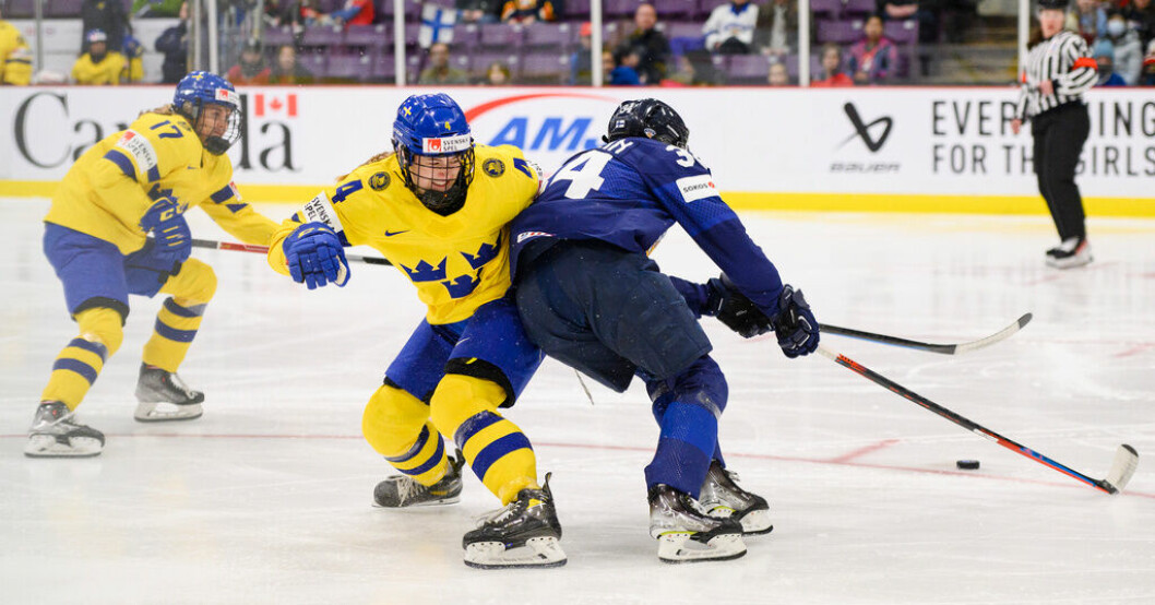 Linnea Anderssons Damkronorna och Sofianna Sundelins Finland i gruppspelsmötet lagen emellan tidigare under VM i Brampton. Damkronorna förlorade – kvar i B-gruppen i VM