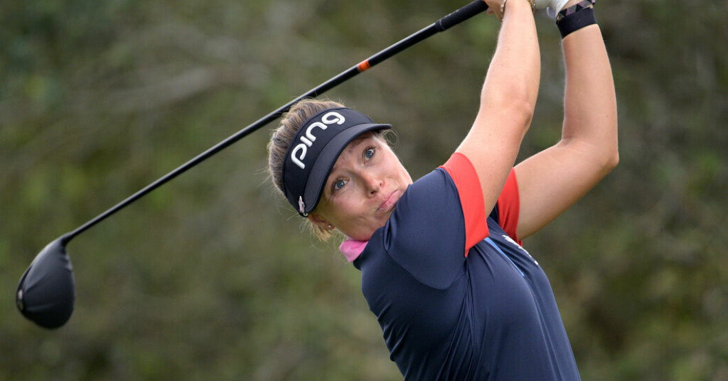 Linnea Johansson leder LPGA-tourtävlingen i Los Angeles efter den första rundan. Arkivbild. Succéstart för svensk doldis – leder på USA-touren