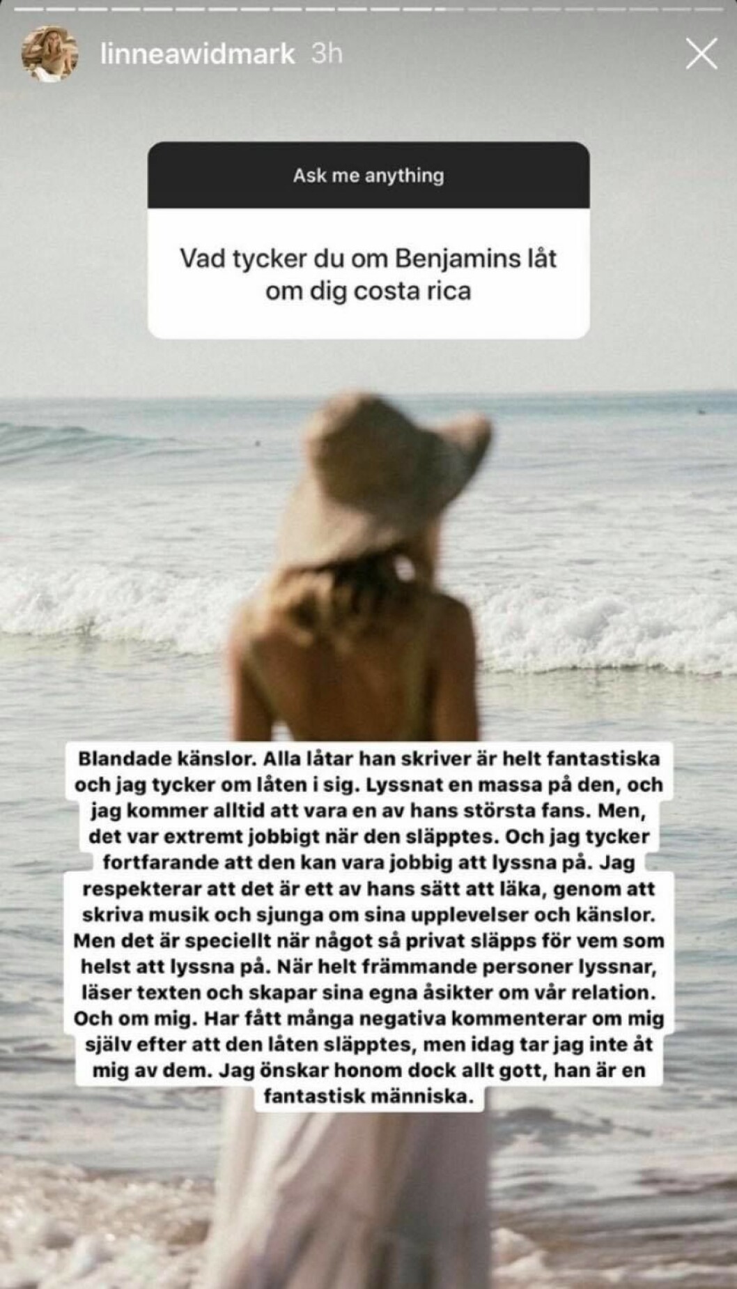 FOTO: Instagram Linnea Widmark