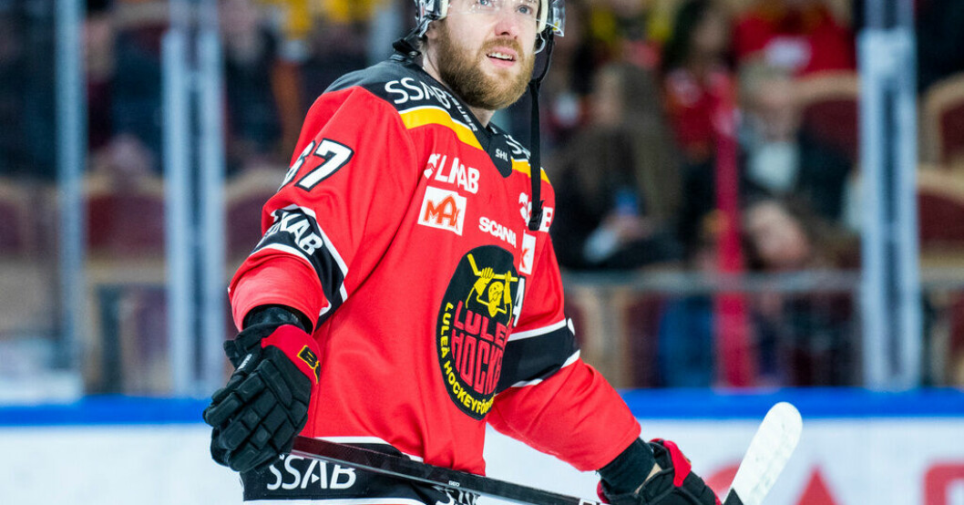 Linus Omark är tillbaka i Luleå efter ett år i Schweiz. Arkivbild. Omark tillbaka i Luleå igen