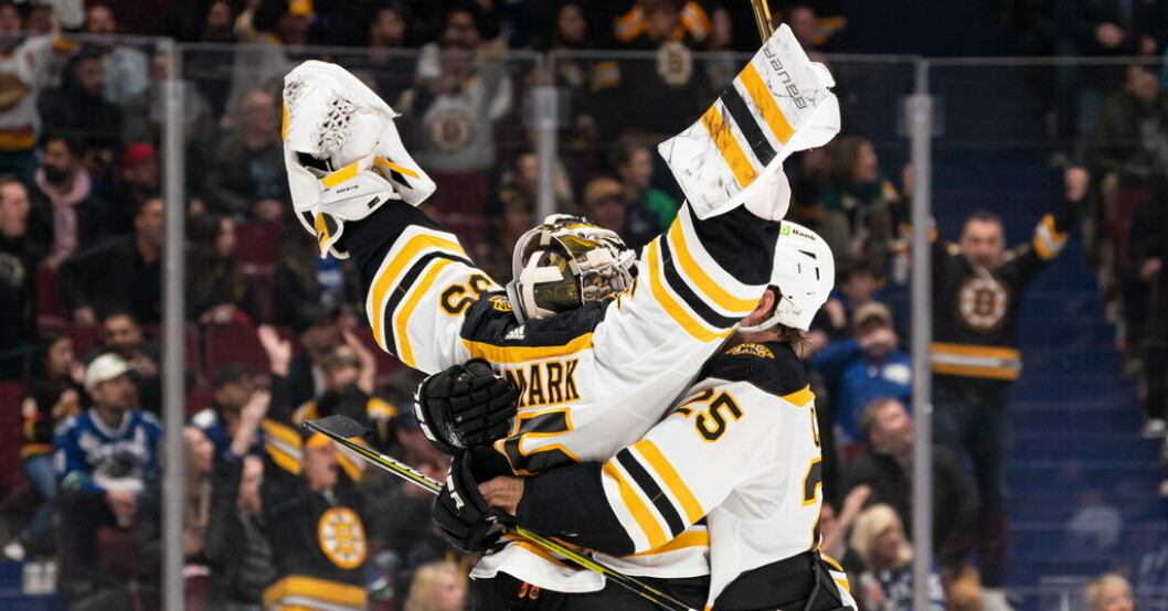Linus Ullmark blev målskytt. Målvakten Ullmark målskytt mot Vancouver