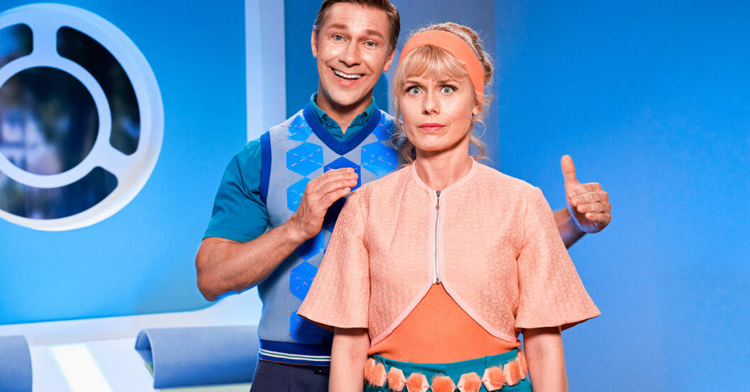 Linus Wahlgren och Helena af Sandeberg i Robssons Linus Wahlgren och Helena af Sandeberg i Robsson