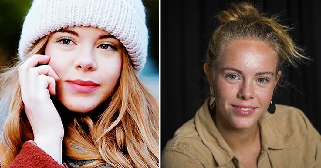 Lisa Teige i Skam och hur hon ser ut i dag. <strong>Foto: NRK & TT.</strong> Lisa Teige som Even Bech Næsheim I Skam.