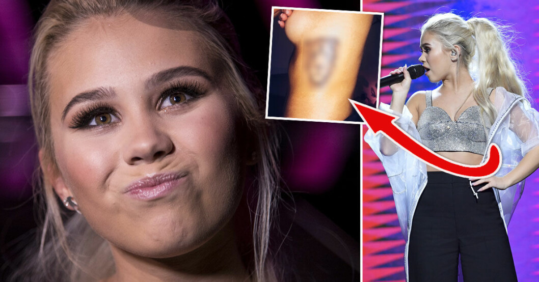 Här är Lisa Ajax vågade tatuering: "Har tänkt i två år"