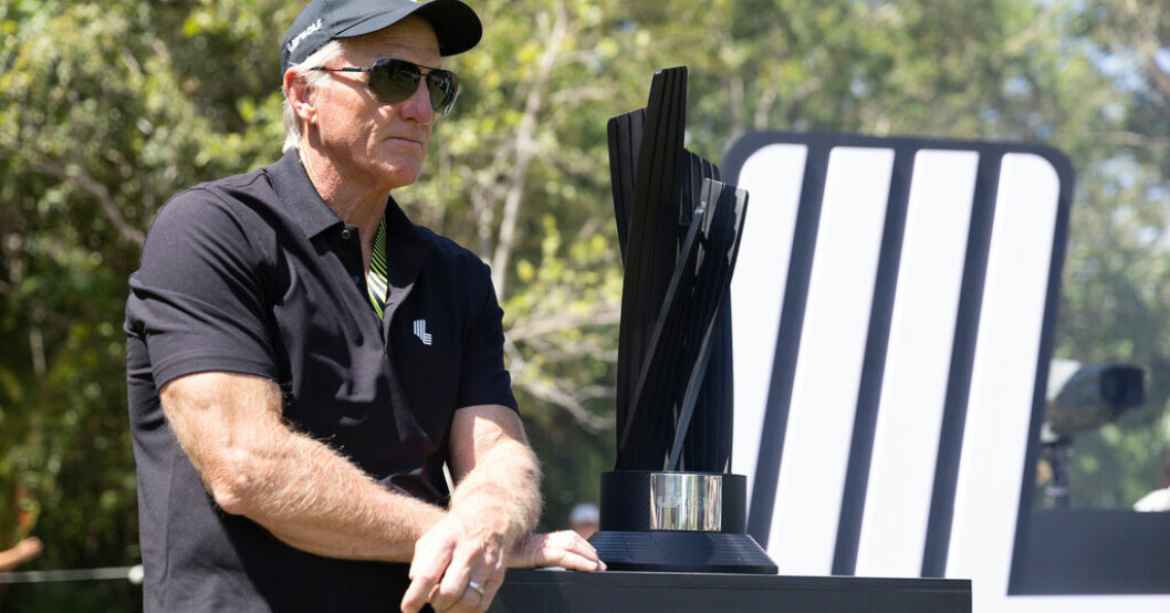 LIV-tourens vd Greg Norman. Arkivbild. LIV för samtal om damtour: "Vore synd"