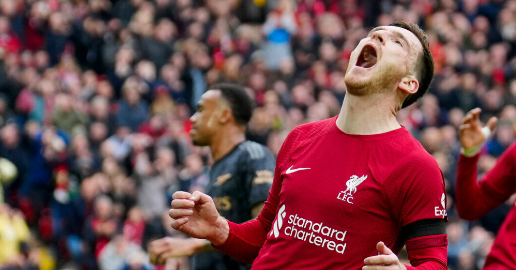 Liverpools back Andy Robertson var i fokus efter mötet med Arsenal efter ett gräl med en linjedomare. Rasar mot domarens armbåge: "Kommer hamna i trubbel"