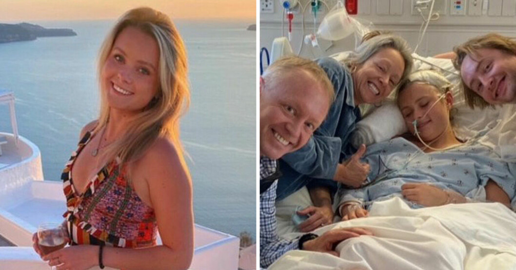 Liza, 21, fick mardrömsbeskedet under semestern med vännerna – då hyrde familjen drömhuset