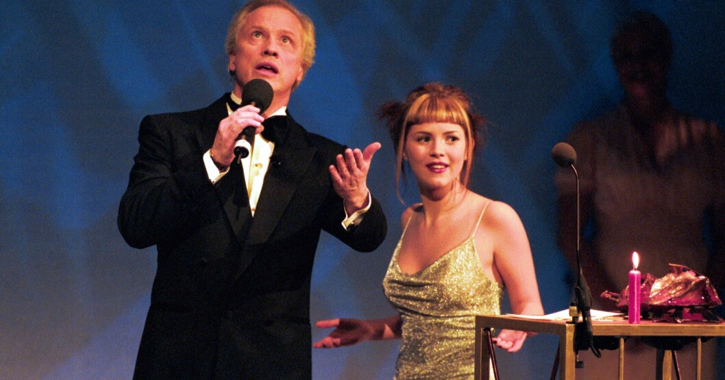 Loa Falkman och Alexandra Dahlström på Guldbaggegalan 1999. Loa Falkman och Alexandra Dahlström.
