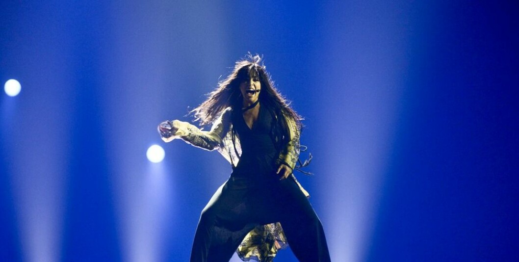 Loreen i Eurovision Song Contest med låten Euphoria. FOTO: Jessica Gow/TT Loreen i Eurovision Song Contest med låten Euphoria.