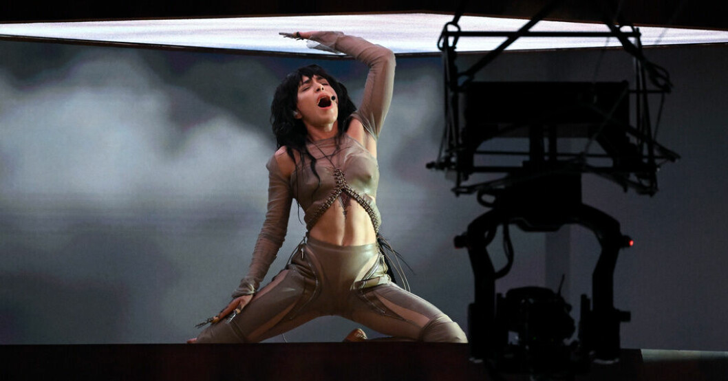 Loreen under måndagens genrep inför semifinal i Eurovision Song Contest i Liverpool. Nordisk dominans väntar Loreen