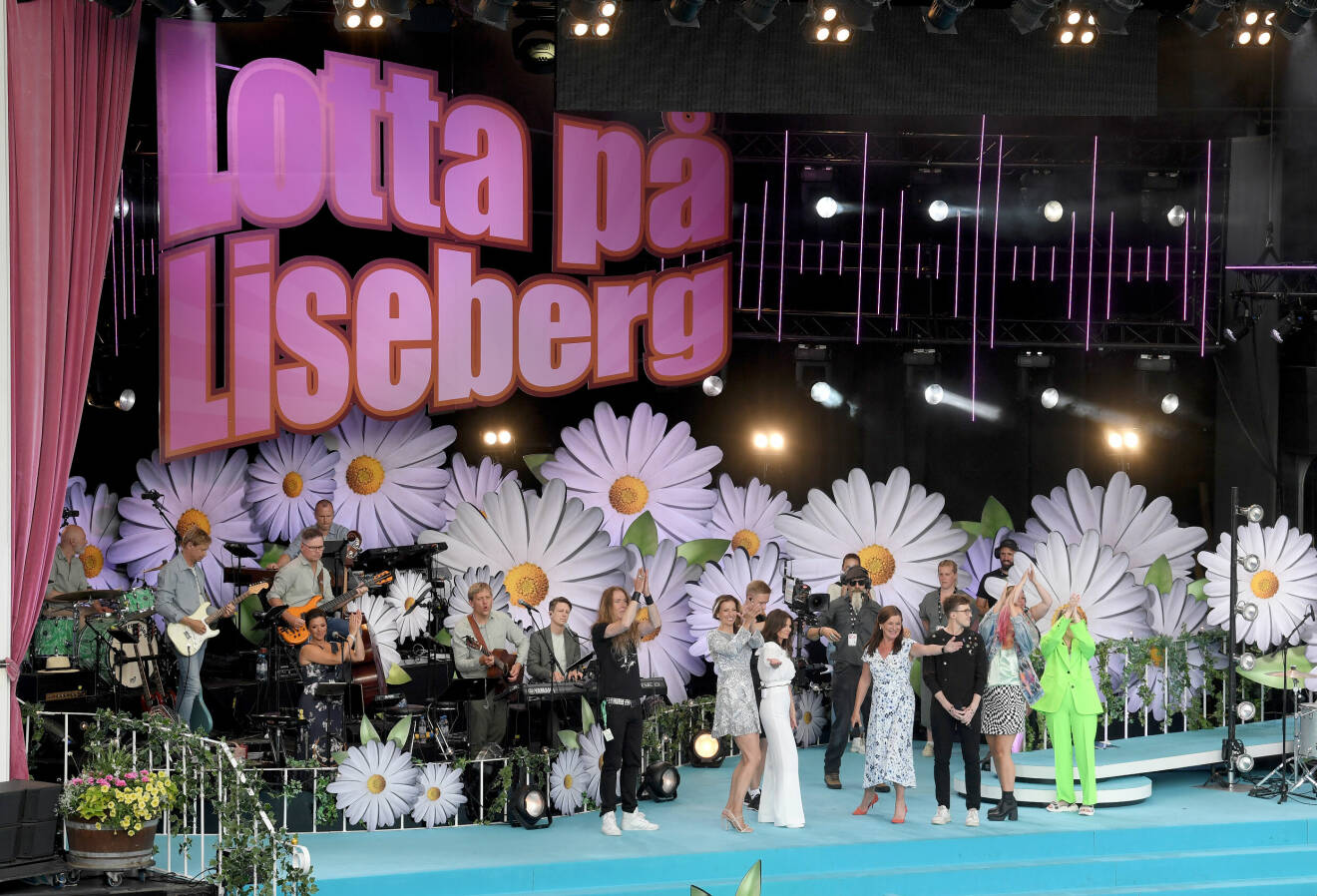 Lotta Engberg har programlett allsången på Liseberg sedan starten år 2004.