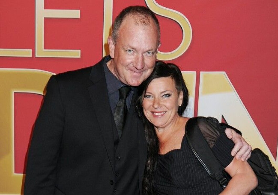 Lotta och Patrick när det fortfarande begav sig. Lotta Engberg och Patrik Ehlersson Lets Dance-finalens efterfest , Grand Hotel, Stockholm, Maj 2014 (c) Jonas Hessman / Hänt Extra / IBL *** Local Caption *** Lotta Engberg och Patrik Ehlersson