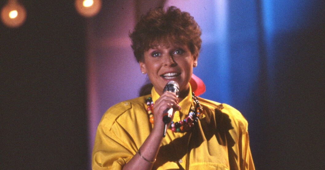 Lotta Engberg i Melodifestivalen 1987.