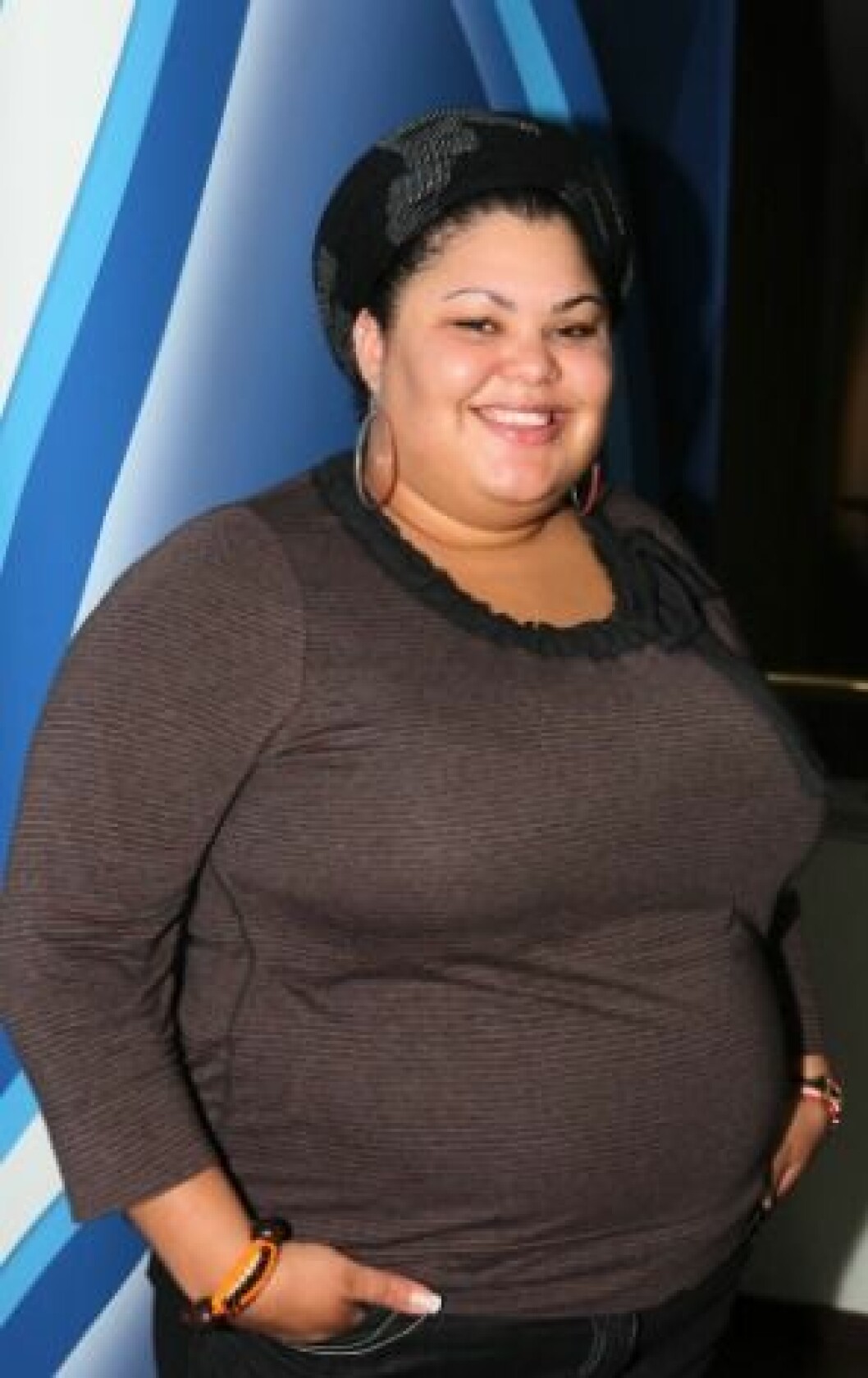 FOTO: Charlotte Brunzell/TT Loulou Lamotte i Idol 2008.