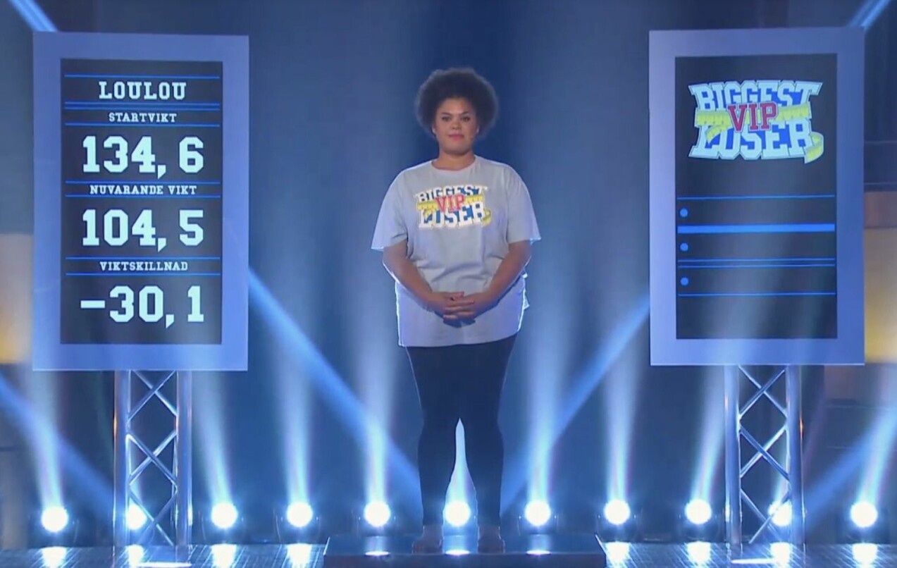 LouLou Lamotte i Biggest loser 2017. LouLou i Biggest loser VIP