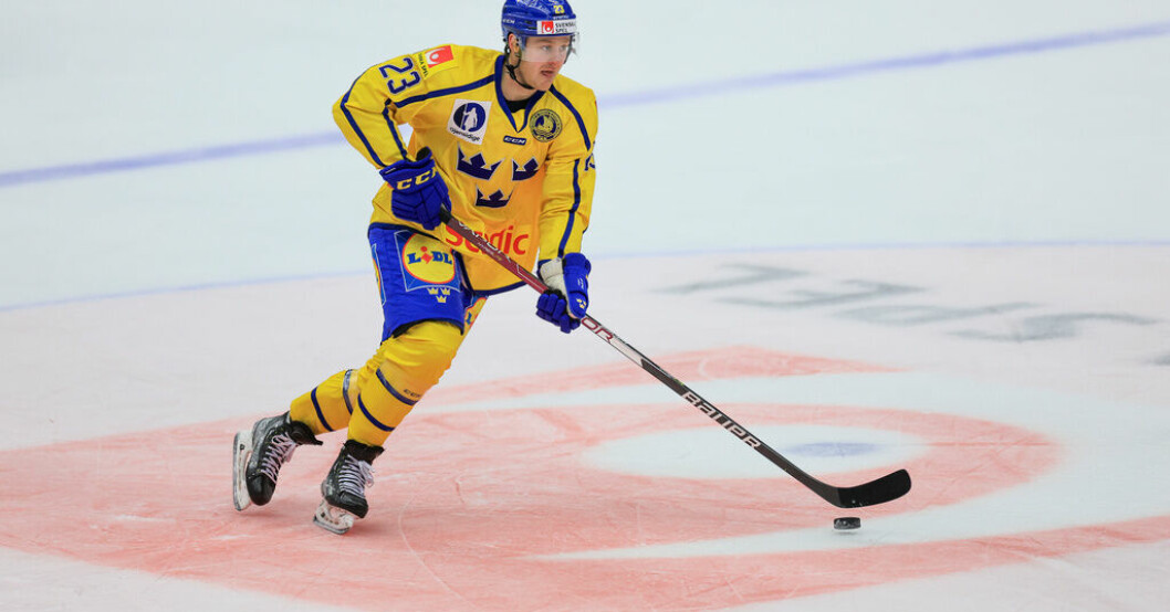 Lucas Wallmark riktar kritik mot Tre Kronor. Arkivbild. Stjärnan kritisk: "Gärna spelat VM"