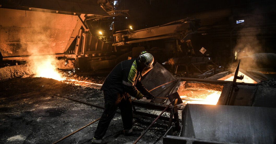 Lugnare industrikonjunktur. Arkivbild Konjunkturen dämpas i industrin