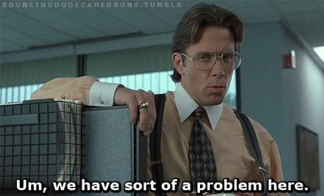 Via <a href="http://giphy.com/gifs/reaction-office-space-gary-cole-aAqGpWoSgGjnO" target="_blank">Giphy.com</a> lumbergh