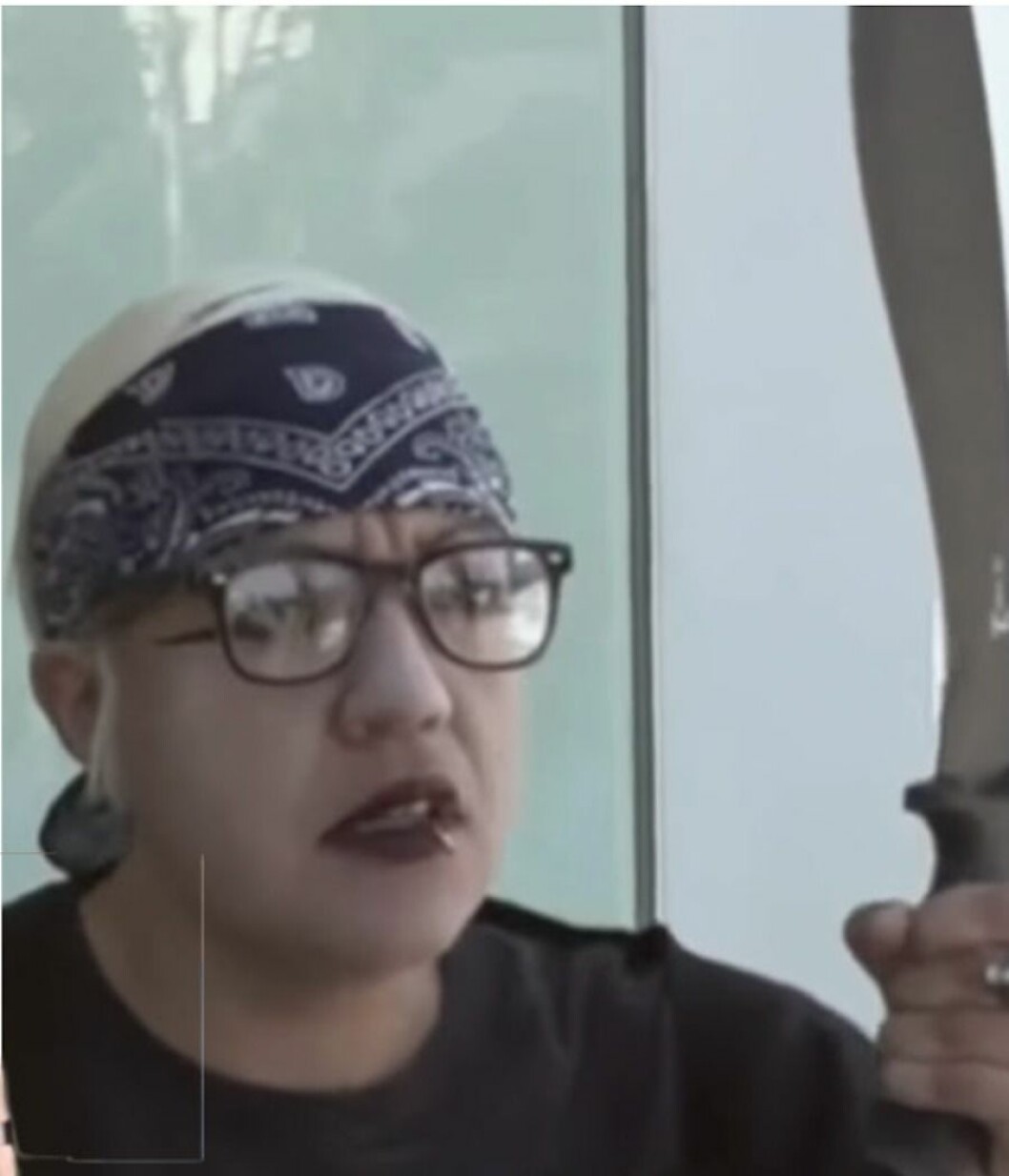 Machete-kvinnan.