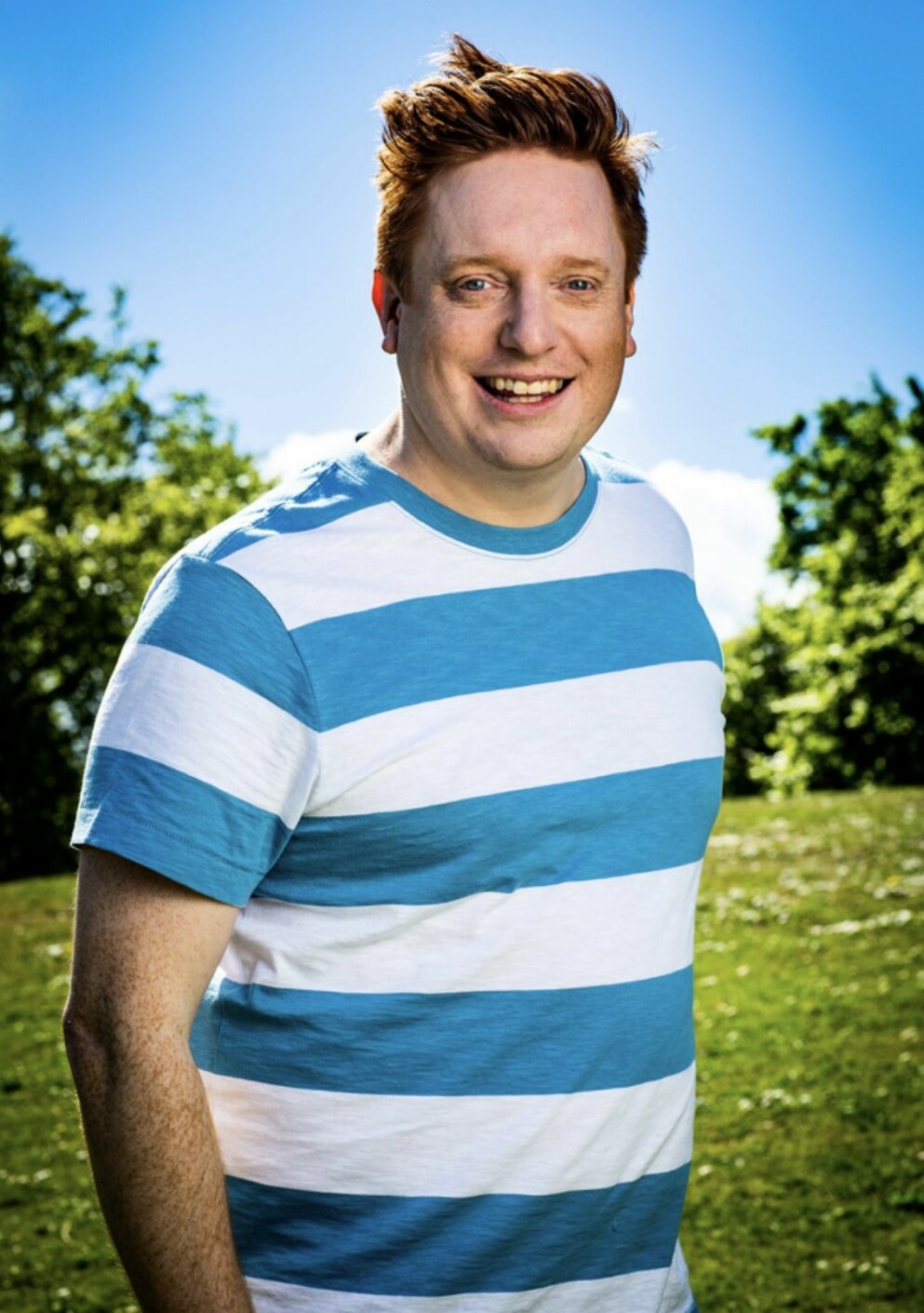 Markus Granseth. Markus Granseth I BLÅVIT-RANDIG TRÖJA