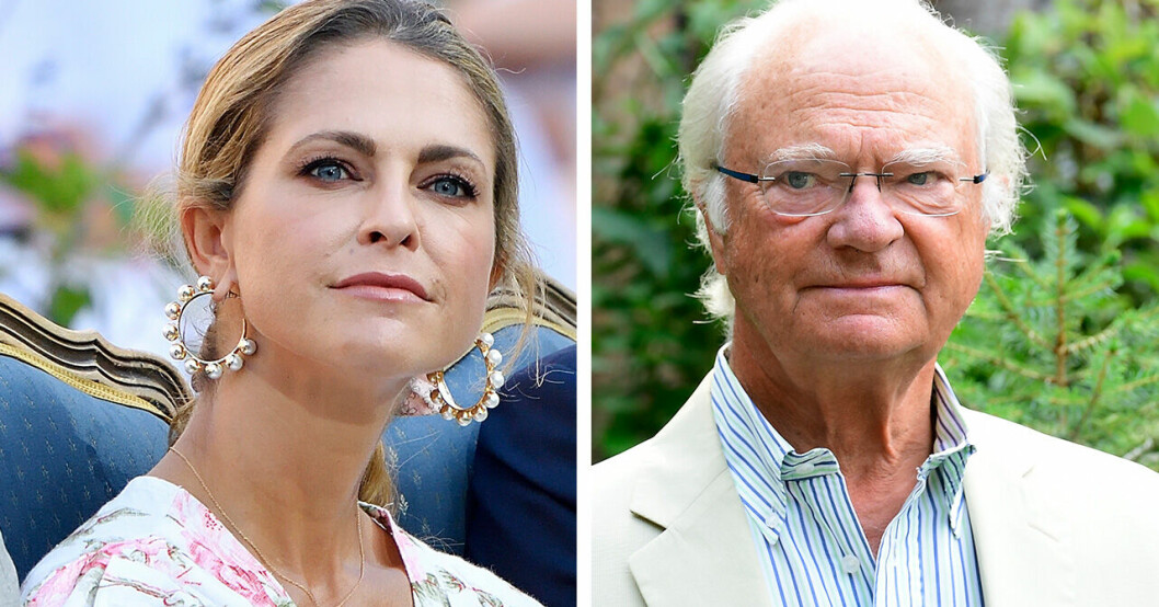 Prinsessan Madeleine och kung Carl Gustaf