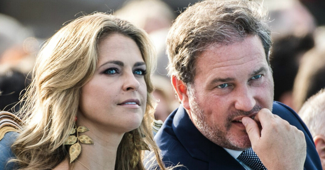 Chris O'Neil och prinsessan Madeleines