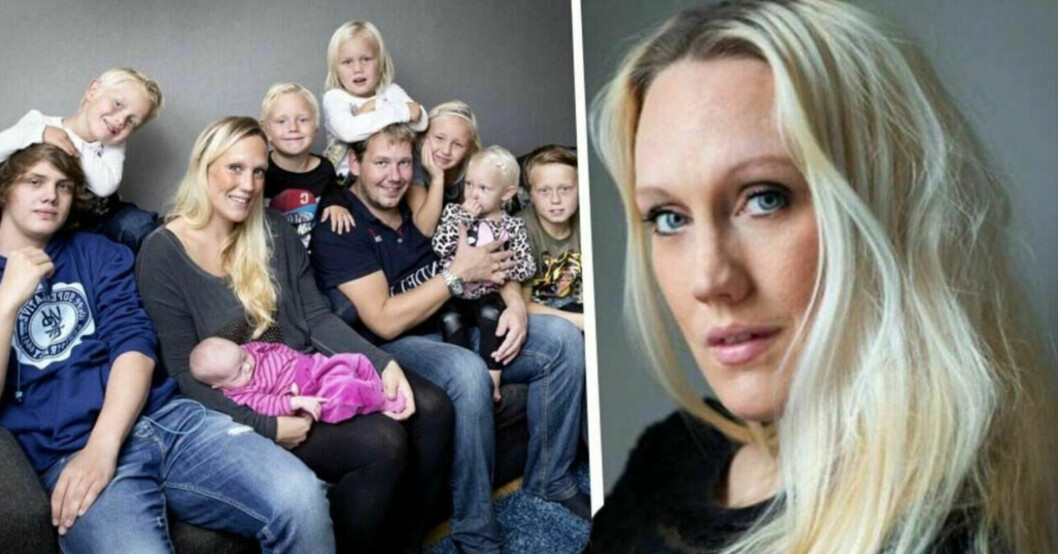 Madeleine Ilmrud med familjen