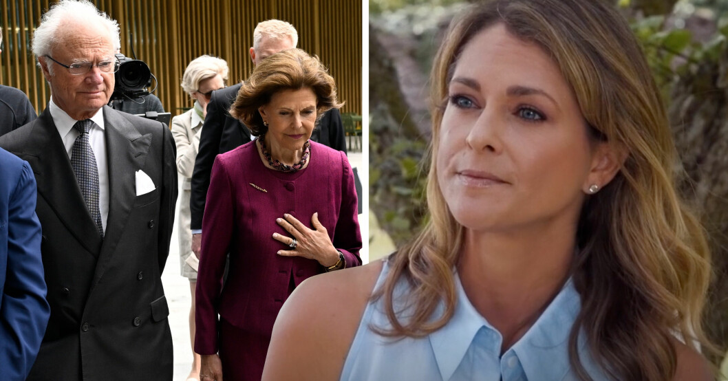 Madeleine och kungen och drottningen