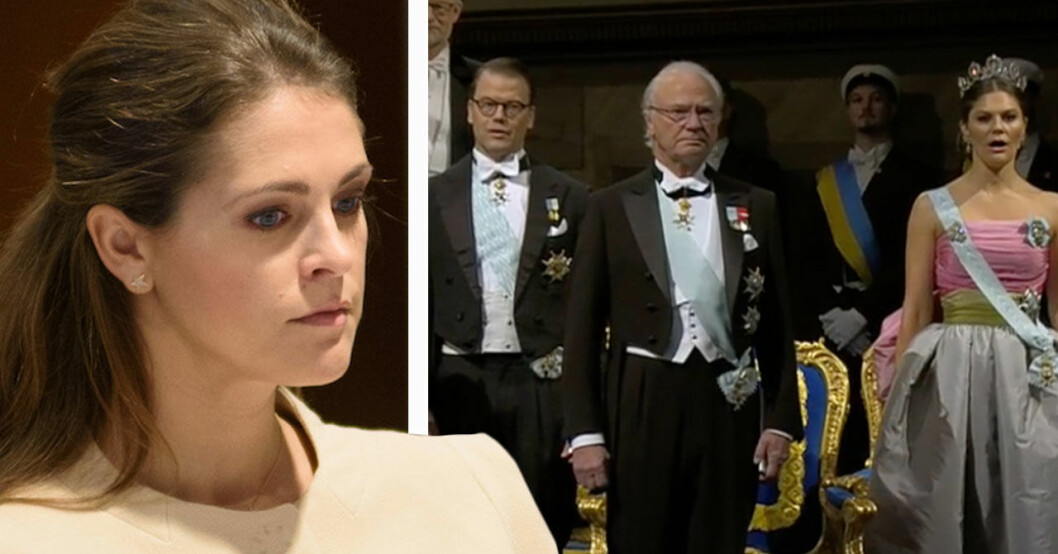 Prinsessan Madeleine saknas på Nobel 2018