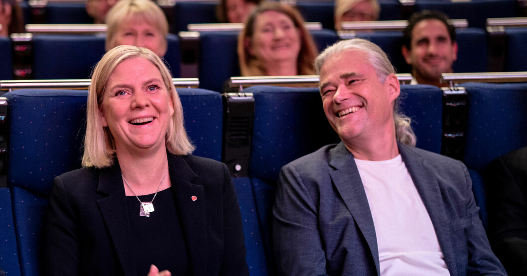 Magdalena Andersson och Richard Friberg har varit ett par sedan 90-talet.