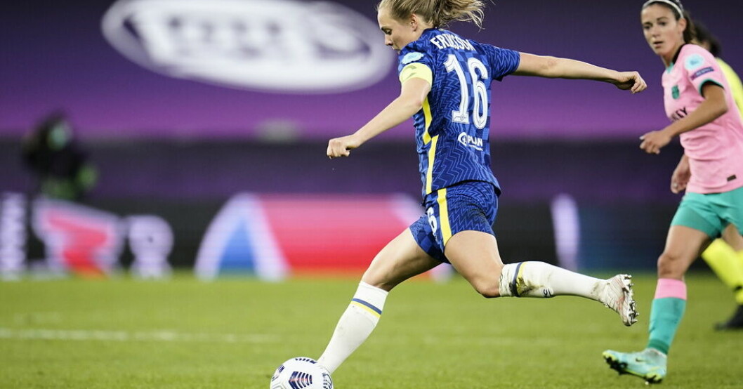Magdalena Erikssons Chelsea ställs mot regerande Champions League-mästaren Lyon i Champions League-kvartsfinal. Arkivbild. Erikssons Chelsea drog mardrömslott i CL