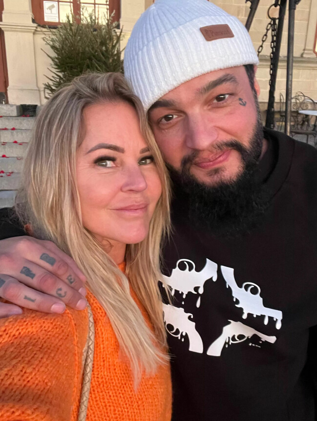 Magdalena Graaf och Louie Marti. Foto: Privat från Magdalenas blogg.