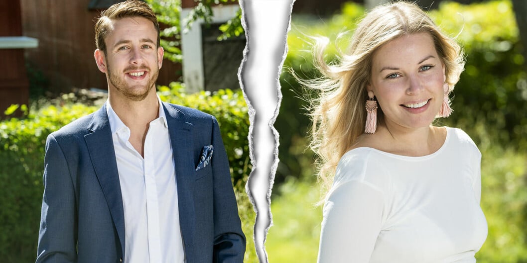 Magnus Nilsson och Jannica Levin. <strong>Foto: Magnus Liam Karlsson/SVT.</strong> Jannica Levin och Magnus Nilsson i Gift vid första ögonkastet 2019.