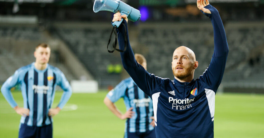 Magnus Eriksson, Djurgårdens lagkapten. Arkivbild. "Satte Djurgården på kartan – ska göra det igen"